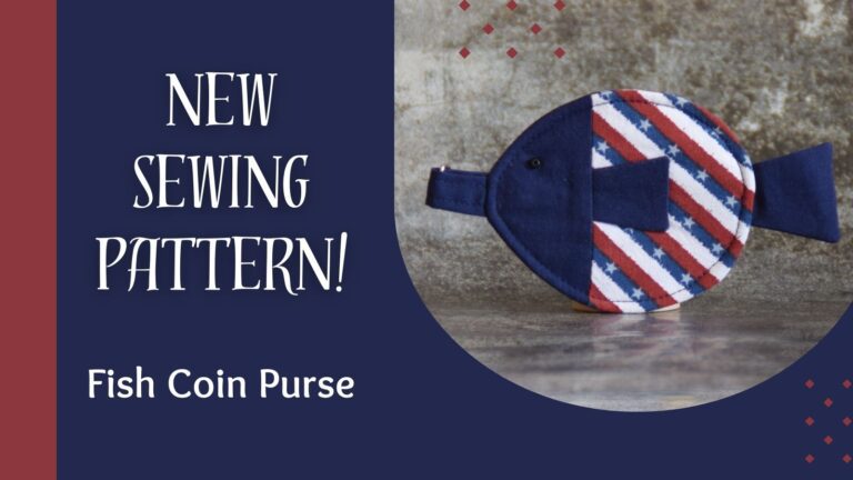 Exciting News: Introducing My New Fish Coin Purse Sewing Pattern! 