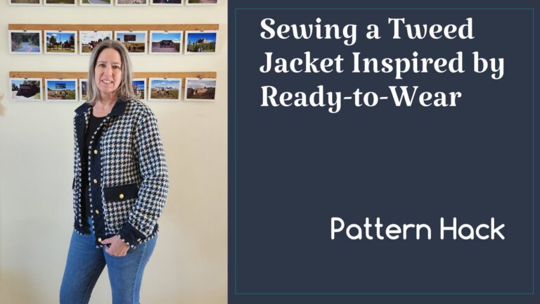 Pattern Hack: Sewing a Tweed Jacket Inspired by Ready-to-Wear